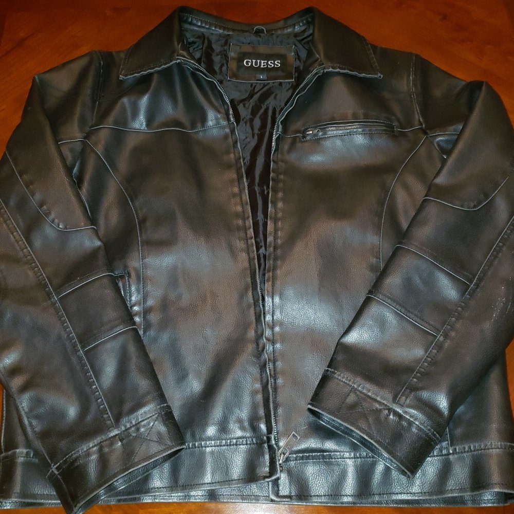 Guess Leather Jacket - Picture 4 of 6